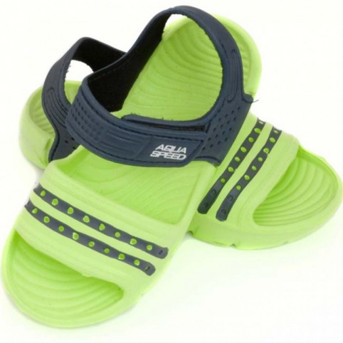 Aqua-speed Noli sandals green navy blue col. 84 ΠΑΙΔΙΚΑ > Παπούτσια > Σανδάλια & Παντόφλες