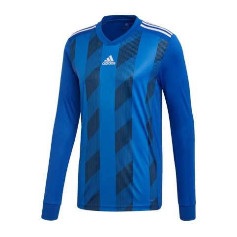 adidas striped long sleeve shirt