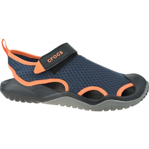 crocs swiftwater mesh deck sandal
