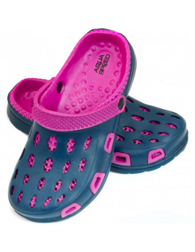 Aquaspeed Silvi slippers col 49 pink navy blue